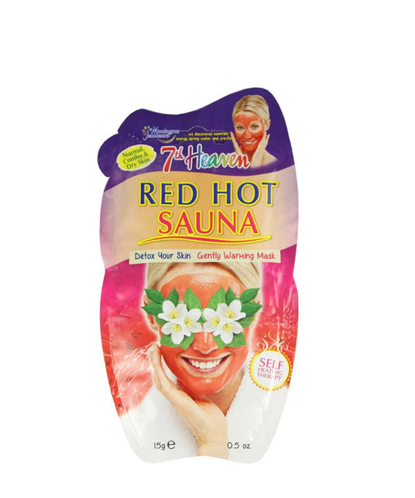 ماسک صورت سون هون 7th Heaven مدل Red Hot Sauna حجم 15 میلی‌لیتر
