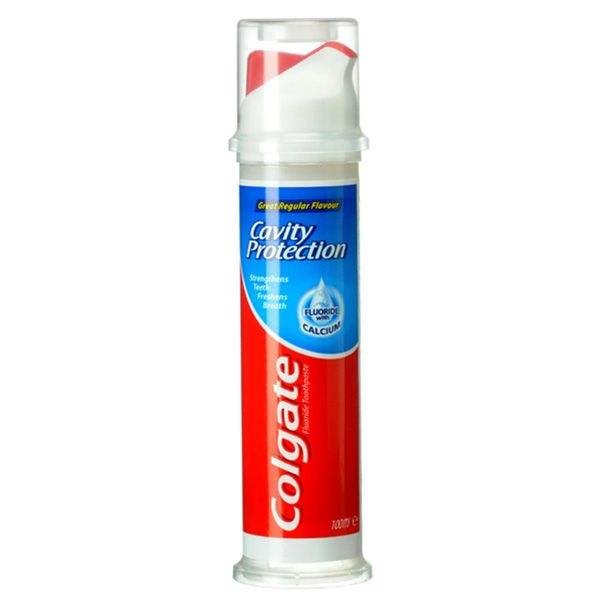 خمیر دندان پمپی کولگیت مدل Colgate Cavity Protection حجم100میل
