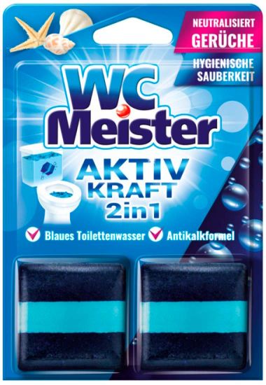 بوگیر توالت فرنگی 2 عددی با رایحه اقیانوسWc Meister محصول کشور المان