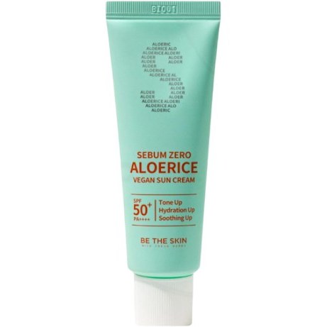 کرم ضد آفتاب سبوم صفر آلوئه ورا و برنج BE THE SKIN حجم 50 میل