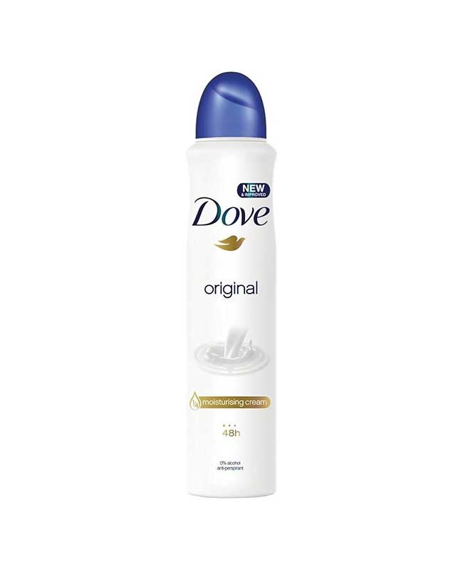 اسپری ضد تعریق زنانه داو Dove مدل original حجم 250 میل