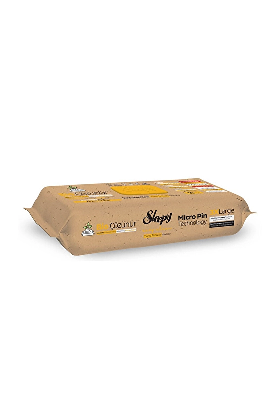 دستمال مرطوب گیاهی پاک کننده جرمگیر سطوح اسلیپی Sleepy بسته 50 عددی